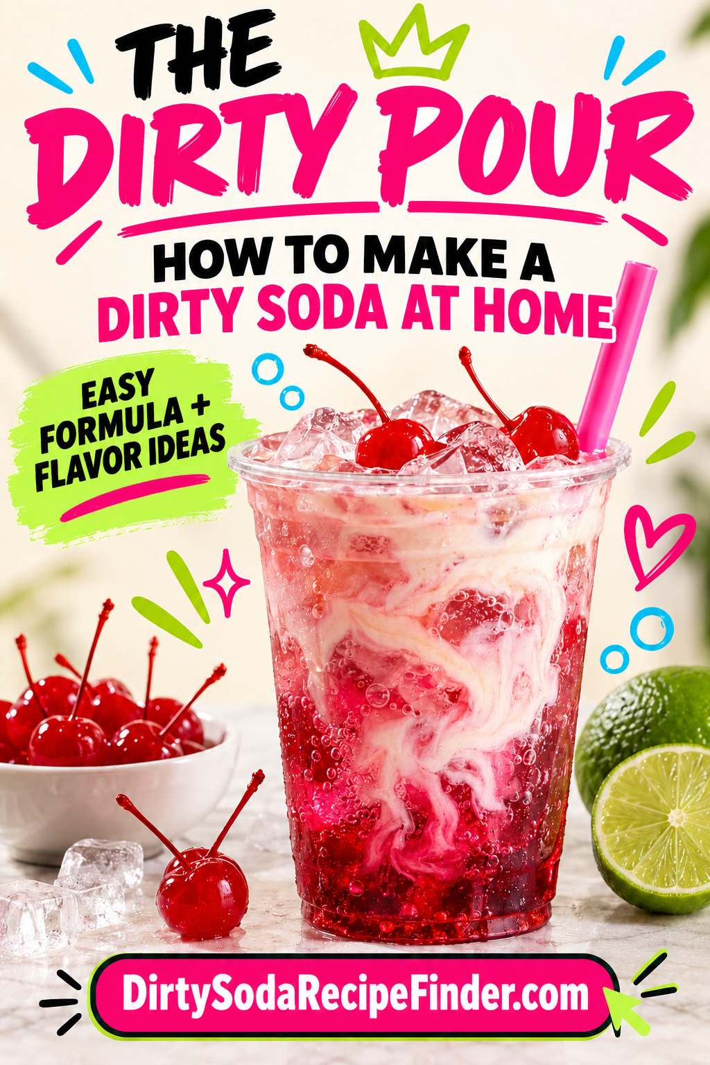 How to make a dirty soda at home with an easy formula and flavor ideas